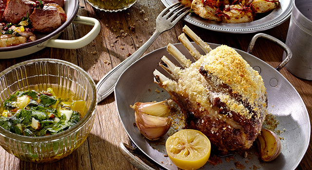 Marinade à l'huile d'olive pour viande d'agneau