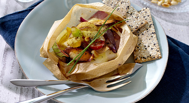 Papillotes de cabillaud maraichères