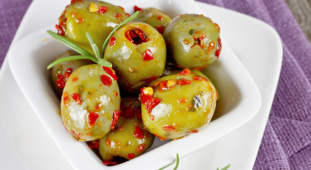 Olives épicées