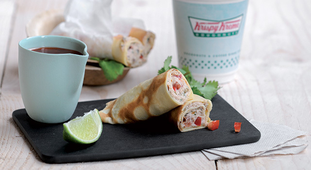 Wrap au thon à la coriandre