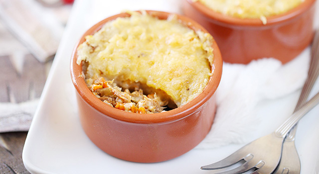 Petits parmentiers de canard à la Chicorée