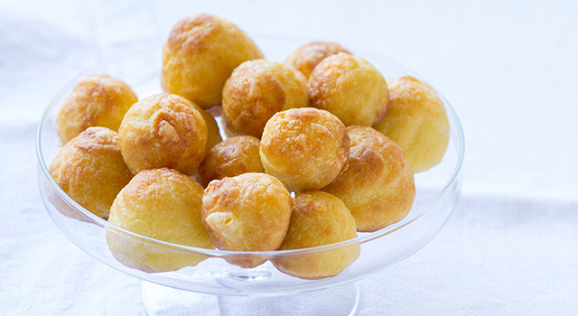 Gougères au reblochon