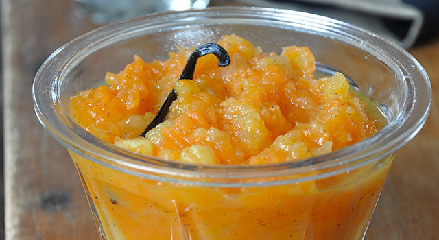 Compote potiron-pomme