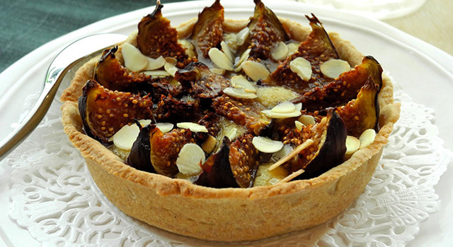 Tartelettes amandines aux figues et au sirop d’agave vanillé