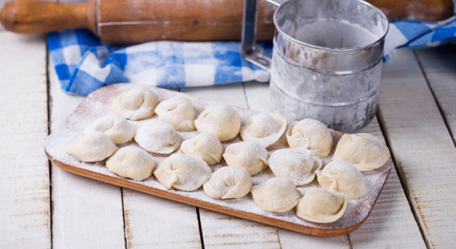Ravioles pommes noisettes chocolat