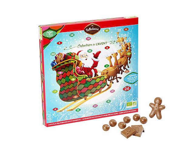 Calendrier Bio Chocolat Enfant - Belledonne